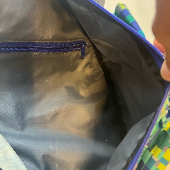 Kavu Geometric Rope Sling Nylon Block Print Backpack Crossbody Backpack EUC - Picture 12 of 13